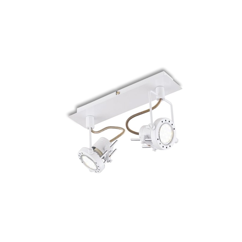 Tecno 2x5w metallsockel mit 2 scheinwerfern...