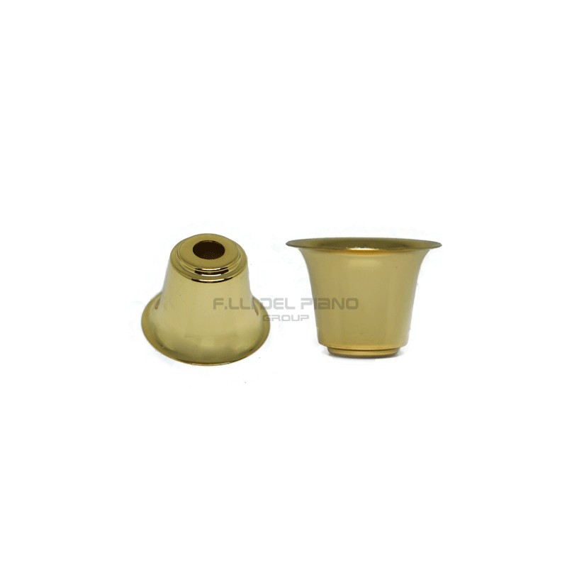 Bicchiere e14 metallo dorato lampadario