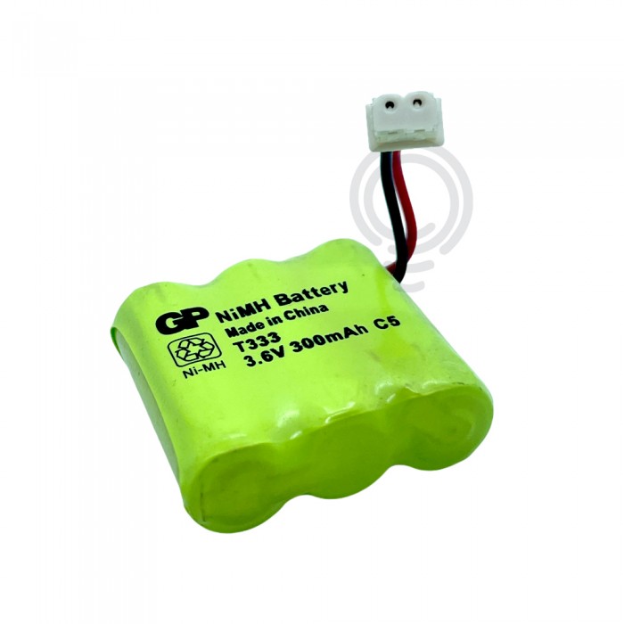 Batteria ricaricabile cordless 3,6v 300mha t333 gp