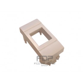 Adattatore keystone living light cover bianca te0803 tecnel