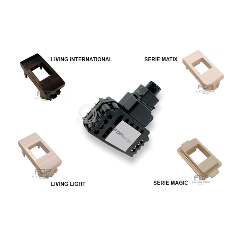 Dimmer regolabile per lampade led e alogena trasformatori meccanici 4-100w