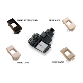 Dimmer regolabile per lampade led e alogena trasformatori meccanici 4-100w