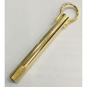 Tigetta lampadario con anello saldato oro lucido 100mm m10x1