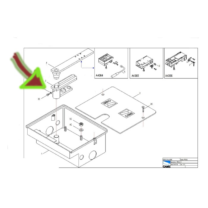 Hakenhebel loslassen - Froschmotor 119ria042 kam