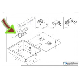 Leva aggancio sblocco - motore frog 119ria042 came