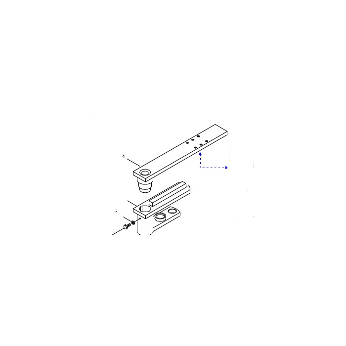 Staffa attacco cancello - automazione frog 119ria043 came