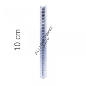 Tube fileté en fer 100mm fixation douille 10x1