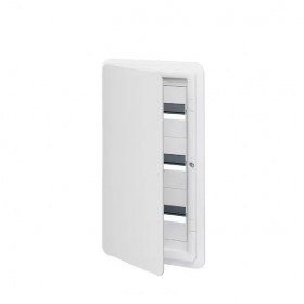 Vimar white 3-row recessed aesthetic switchboard 36m