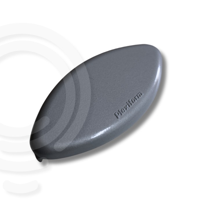 Gray vega ceiling light terminal closing caps 2pcs Plexiform