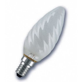 Lampada tortiglione satinata vintage E14 led 4w k2700 