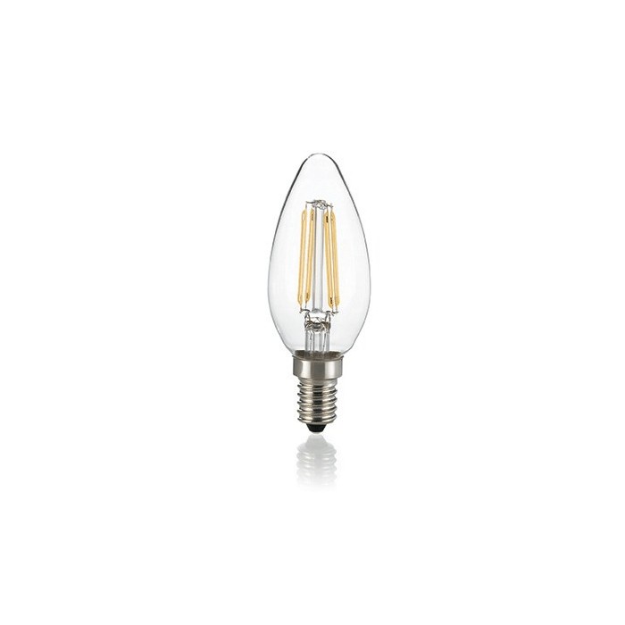 Lampada oliva standard e14 stick vintage led 4w k2700