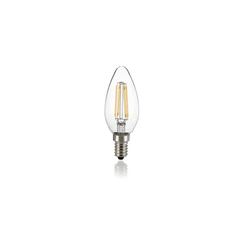 Lampada oliva standard e14 stick vintage led 4w k2700