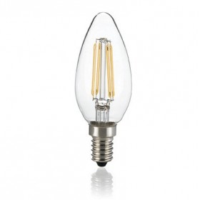 Lampada oliva standard e14 stick vintage led 4w k2700
