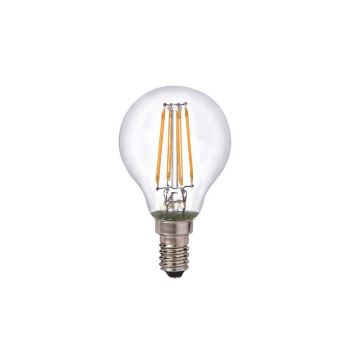 Lampada sfera mignon vintage led 4,5w a filamento e14...