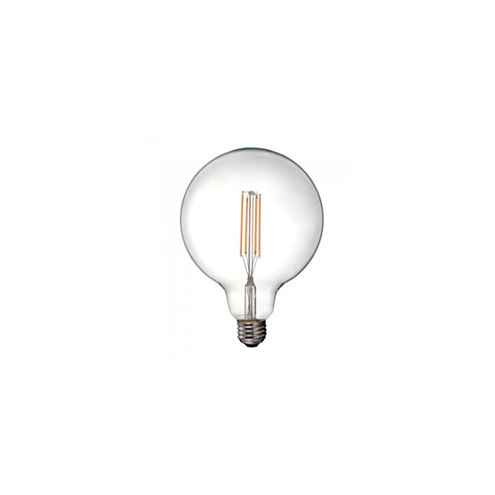 Lampe globe blanche sphère transparente e27 11w 1521lm shot