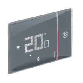Smarther2 connected thermostat with black netatmo