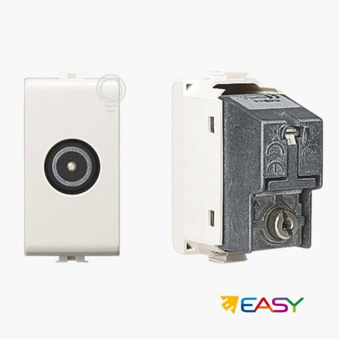 Presa televisione ULB Passante connettore maschio 10db