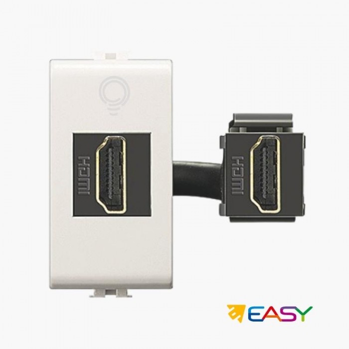 Standard-HDMI-Buchse mit Keystone-Anschluss 10 Meter Kabel