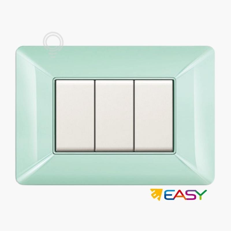 Plaque de recouvrement dinterrupteur 4 modules...