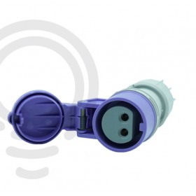 Straight 2p 24v ip44 cee industrial socket