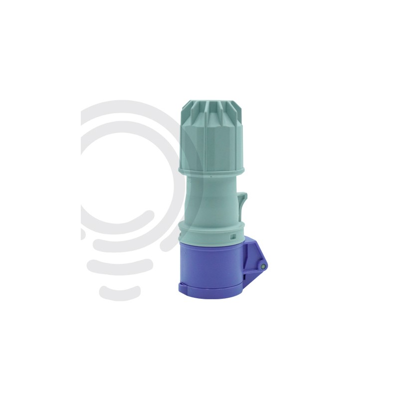 Straight 2p 24v ip44 cee industrial socket