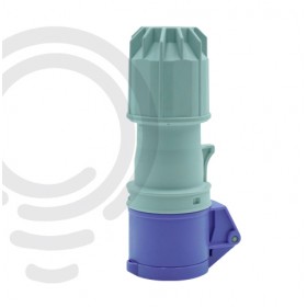 Straight 2p 24v ip44 cee industrial socket