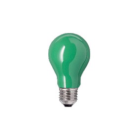 Lampe LED goutte de couleur verte normale 6w E27 230v