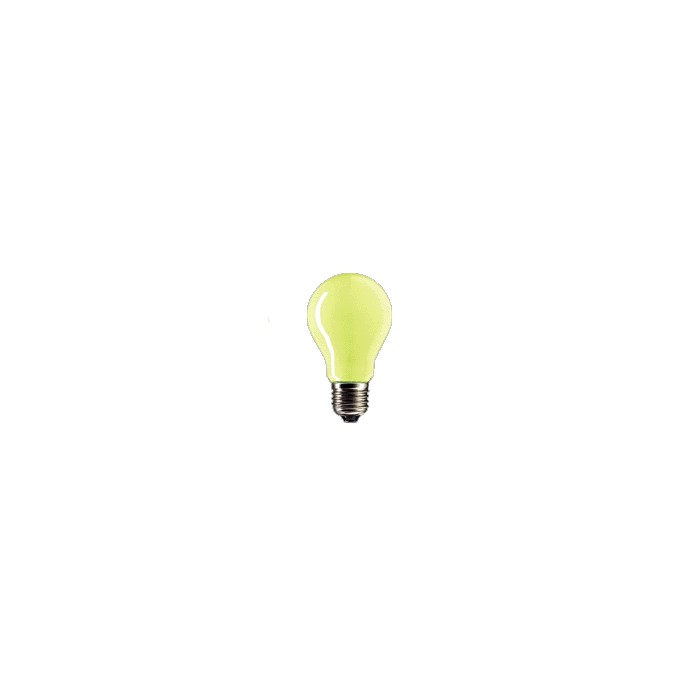 Normal yellow colored drop LED lamp 6w e27 230v