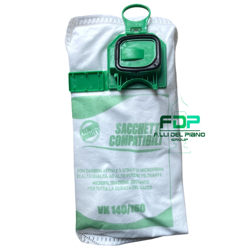 Sacchetto adattabile per aspirapolvere folletto vk140/150 6Pz X5140