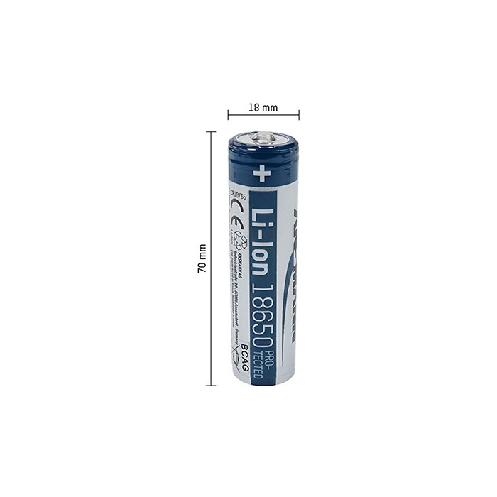 Lithium-Ionen-Akku 3,6 V, 3300 mAh, 18650