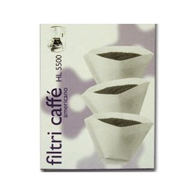 Filtri caffè e orziera cellulosa biodegradabile scatola ricambio 1x4 100pz