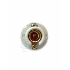 Mignon-Porzellanfassung e14 mit rundem Sockel