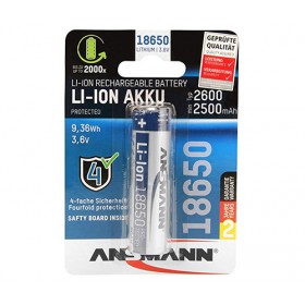 Lithium-Ionen-Akku 3,6 V, 3300 mAh, 18650
