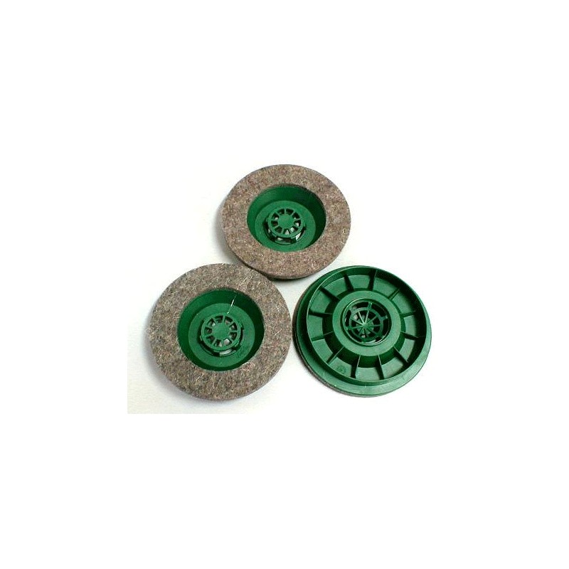 Spazzole feltro 3pz folletto  pulilux 