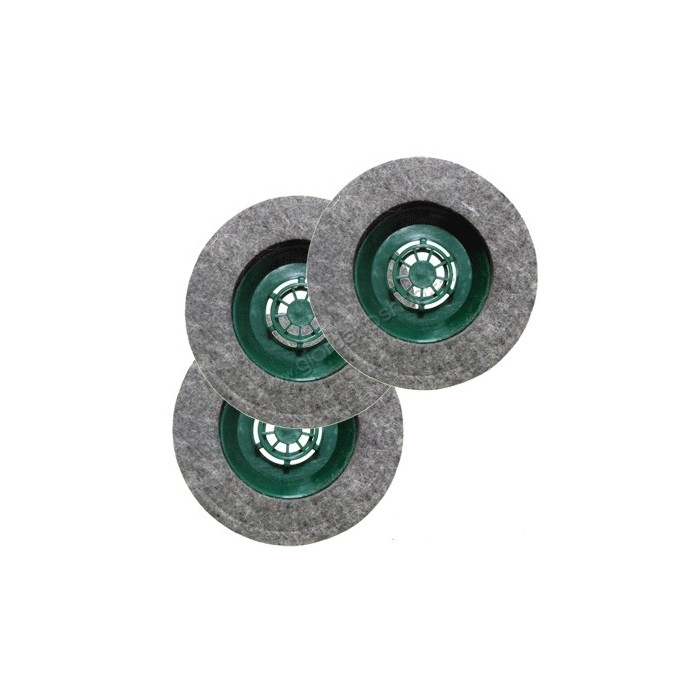 Spazzole pad abrasive per lucidatrice folletto set 3pz