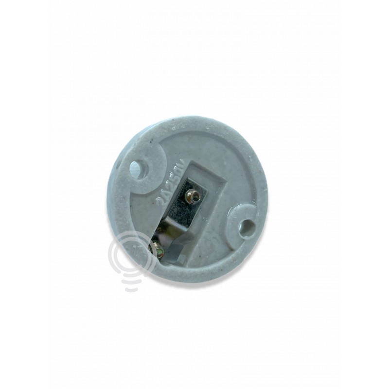 Mignon douille en porcelaine e14 avec base ronde