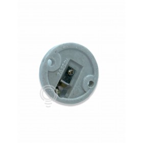 Mignon douille en porcelaine e14 avec base ronde