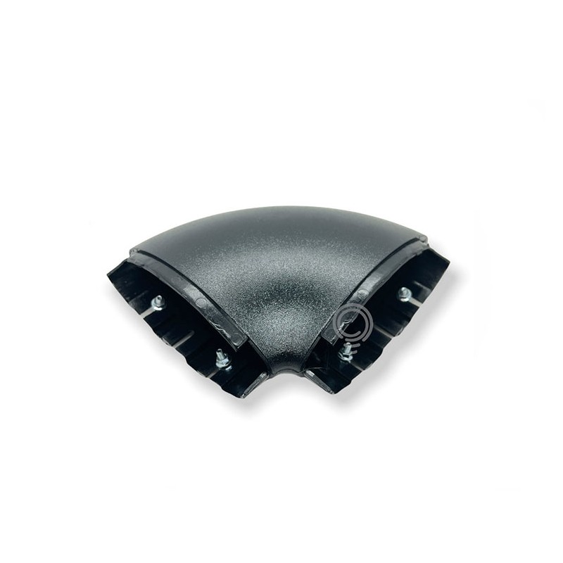 Schwarze plexiförmige Vega-Deckenleuchte mit...