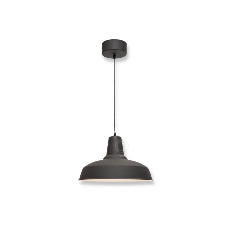 Sospensione loft35 pendant 1 x E27 Max 60w  nero 