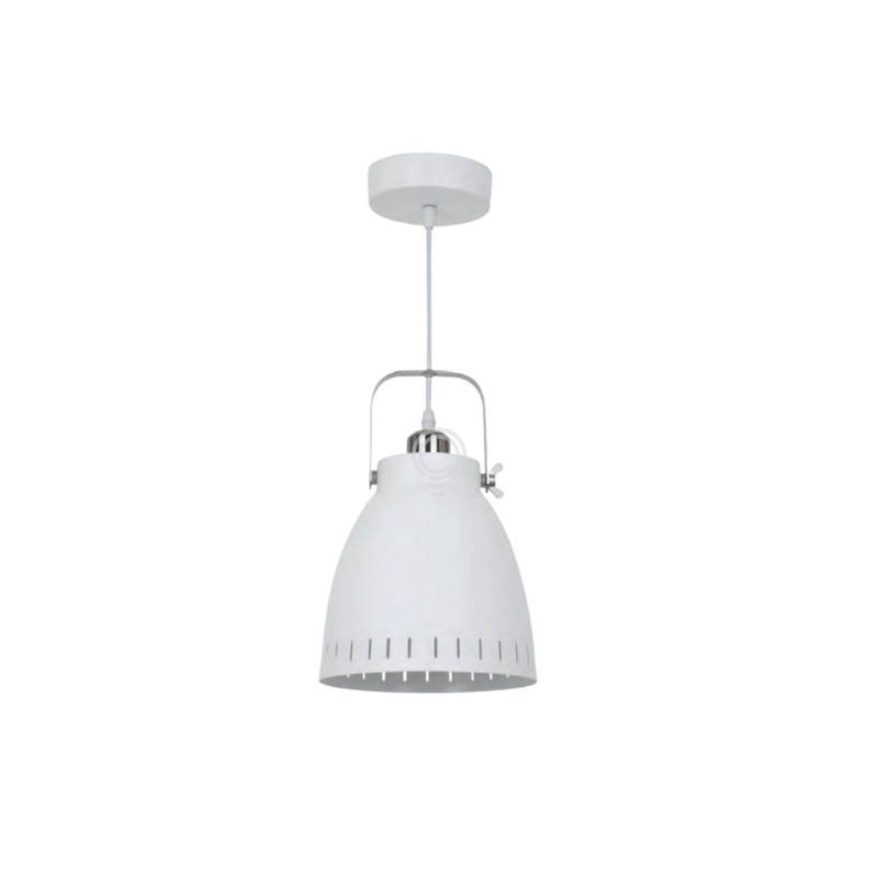 Sansa Pendelleuchte 1 x E27 Max 40W weiß