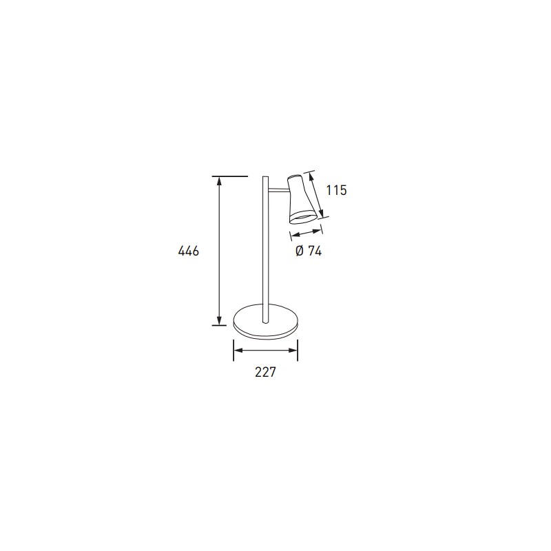 Elegant table lamp Desk Lamp 320lm 4,5W cara...