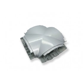 Replacement cross joint for ceiling light vega gray (ral9006) Plexiform