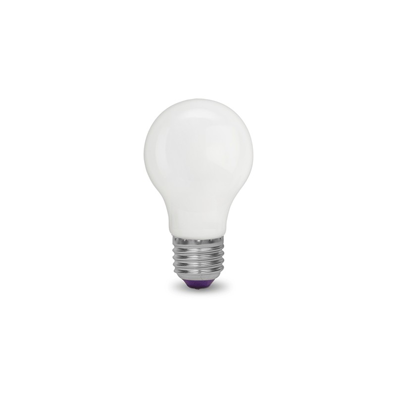Lampada a LED luce calda vetro opale 7w E27...