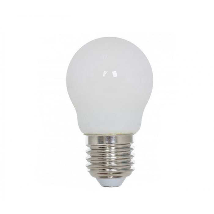 Petite ampoule LED sphère en verre opale 6.5w E27 edison...