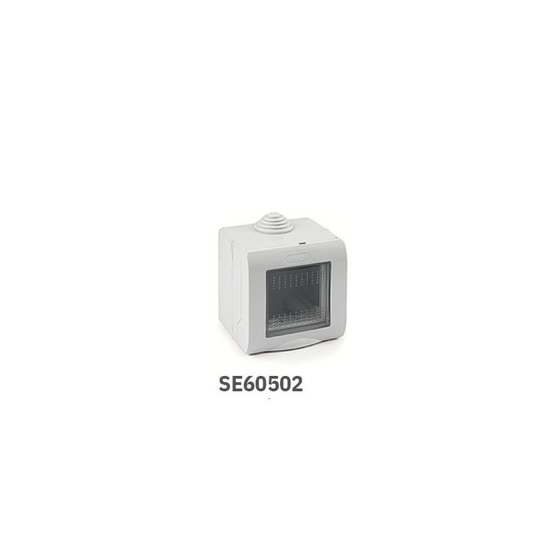 Contenitore cassetta box IP55 da parete 2 modulo con portello Matix