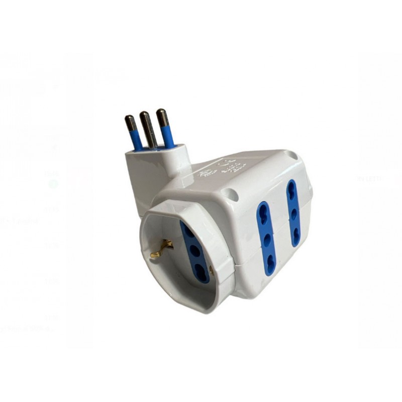 Triple plug electrical adapter plug 16A T...