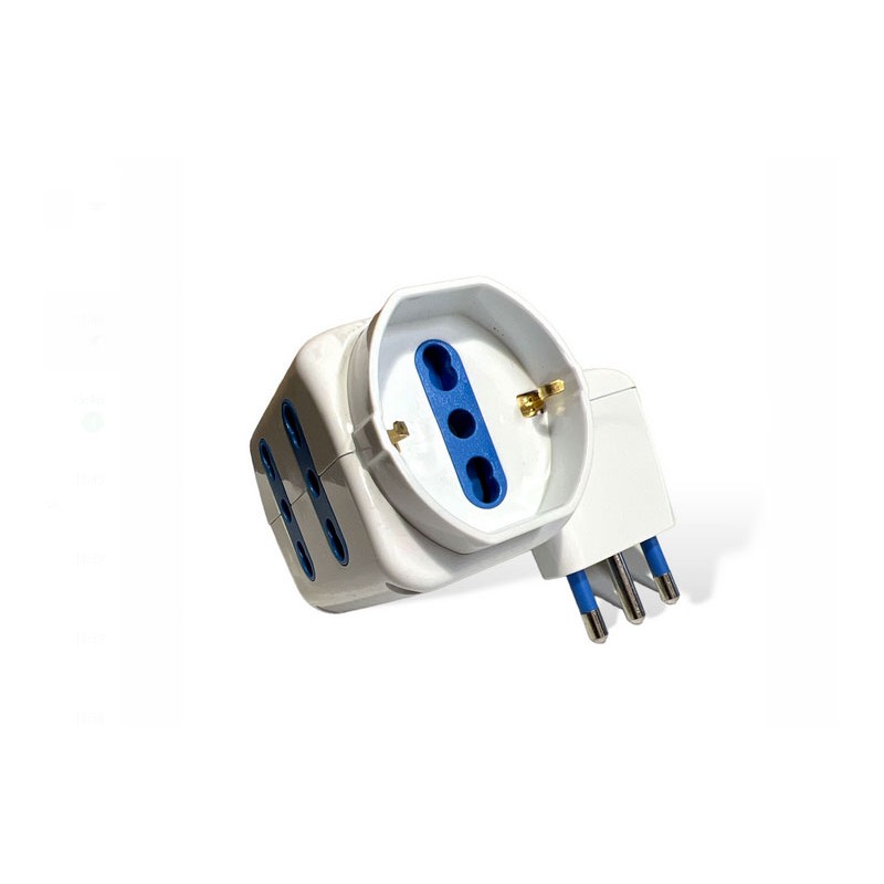 Triple plug electrical adapter plug 16A T...