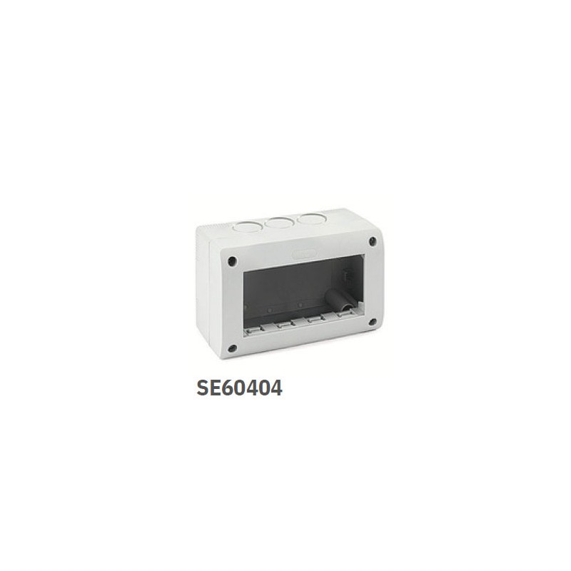 Matix 4-module wall-mounted IP40 box enclosure