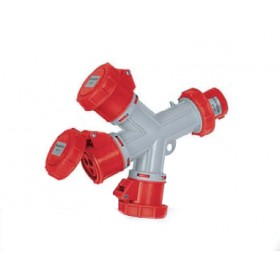 Adattatore presa multipla cee 3P+T 32A ip44 690763 