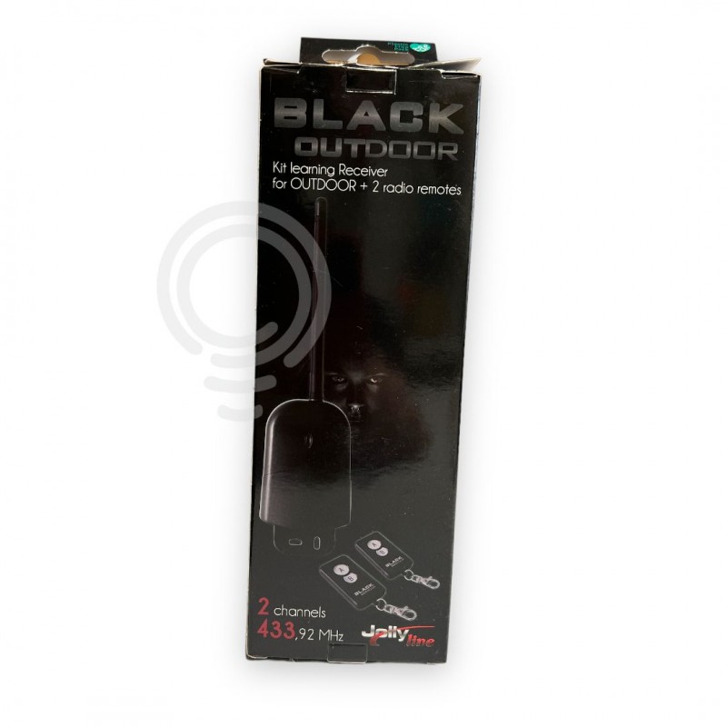 Ricevente kit universale bicanale 12/24v 433mhz esterno 
